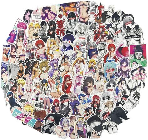 Sexy Anime Sticker Packs Vinyl Stickers Etsy