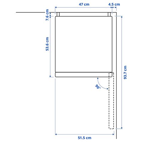 LAGAN ledusskapis saldētava brīvi stāvošs baltā krāsā 115 59 l IKEA