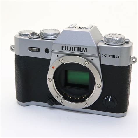 Fujifilm Fuji X T20 24 3MP Mirrorless Digital Camera Body Silver 98