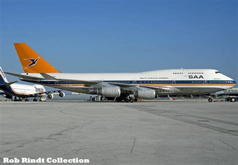 South African Airways B747 444 Zs Sax Kodachrome Collectio Flickr