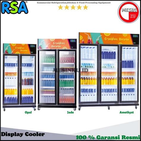 Promo Showcase Chiller Pintu Pintu Rsa Display Cooler All Varian