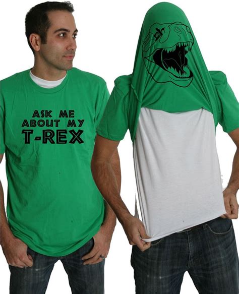 Ask Me About My T Rex T Shirt Funny Flip Up Trex Shirts Clothing T Rex Shirt