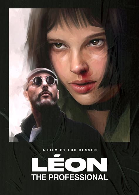 Leon The Professional Poster Picture Metal Print Paint By Dmitry