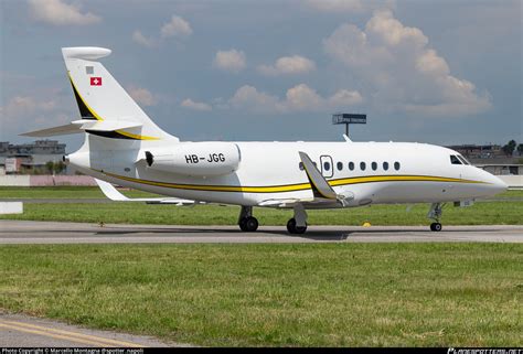 Hb Jgg Private Dassault Falcon Ex Photo By Marcello Montagna