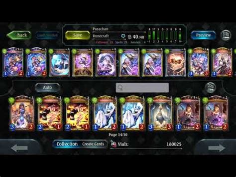 Shadowverse Fh Deck Overview Spellboost Rune Youtube