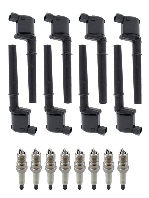 Set Of 8 ISA Brand Ignition Coils Spark Plugs Compatible With 2007