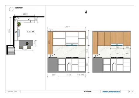 Ukuran Kitchen Set