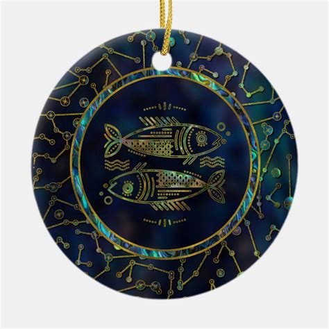 Capricorn And Aquarius Pisces Zodiac Zodiac Signs Ornaments Design