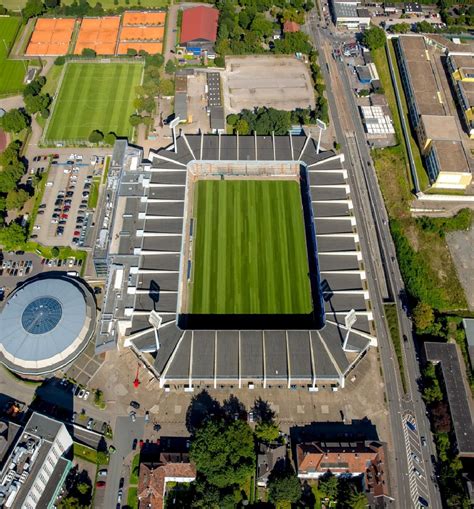 Bochum Aus Der Vogelperspektive Sportst Tten Gel Nde Der Arena Des