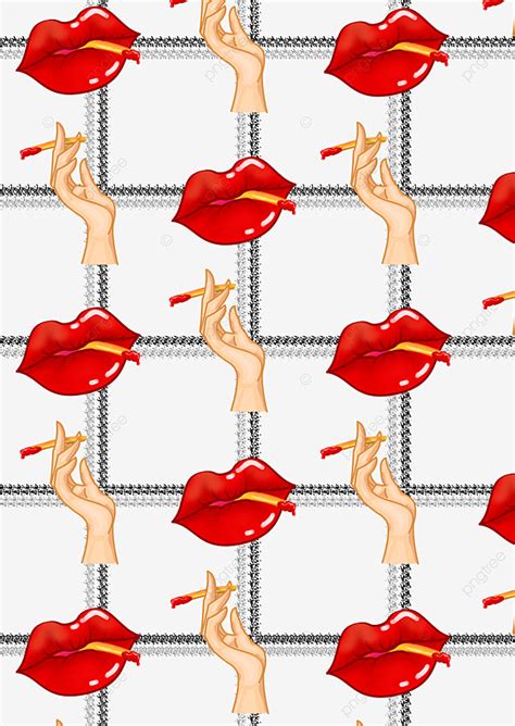 Sombreado Creativo De Labios Rojos PNG Dibujos Creatividad Sombreado