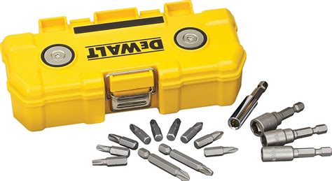 Dewalt DT7918-QZ Torsion Bit Shock Proof, One Size, Set of 15 Pieces ...