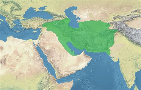 Parthian Empire - Parthian Empire at its greatest extent in green color ...