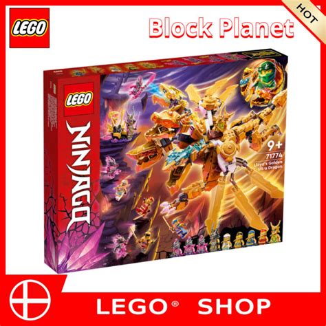 【Official】 LEGO 71774 Ninjago Lloyd’s Golden Ultra Dragon 9+ -Block ...