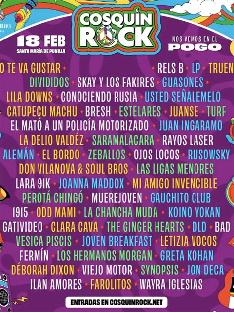 Cosquín Rock 2023 Cuál Es La Grilla Completa Y Dónde Comprar Las Entradas Infobae