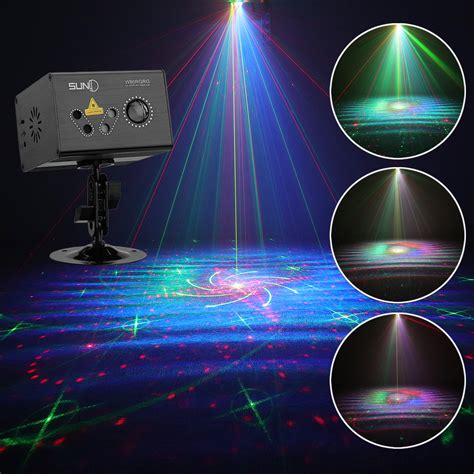 Suny New Stage Laser Light Rg Gobo Effect Projector Rgb Color Ripple Show Dj Bar Ebay