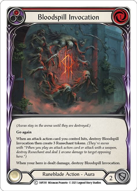 Bloodspill Invocation Red History Pack Vol Flesh And Blood Tcg