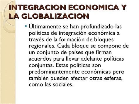 Integracion Economica