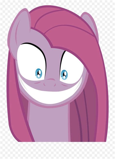 Ocarinaplaya Creepy Smile - Mlp Pinkie Pie Evil Png,Creepy Smile Png ...