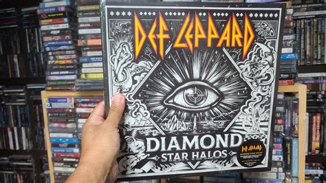 Def Leppard Diamond Star Halos Vinyl Photo Metal Kingdom