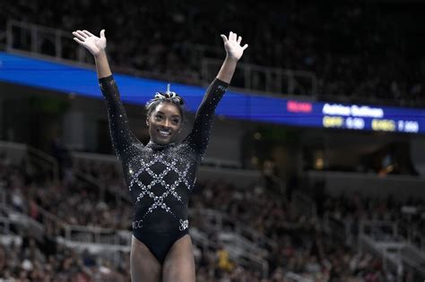 Simone Biles Wins A Record 8th Us Gymnastics Title A Full Decade After Her First