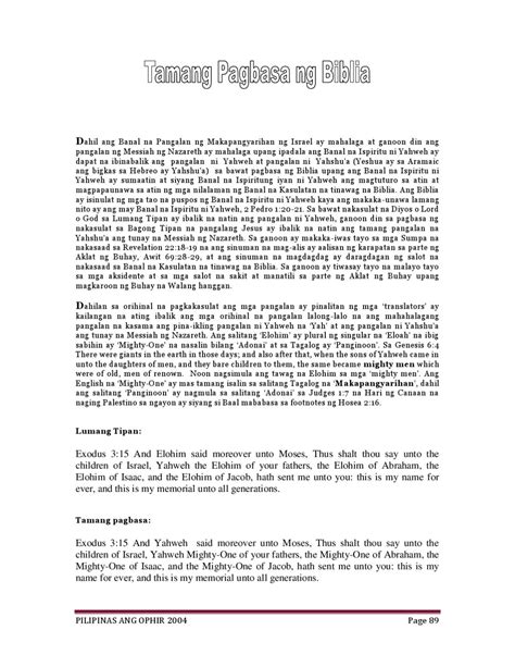 PILIPINAS ANG OPHIR 2004 By Abraham Tabilog Issuu