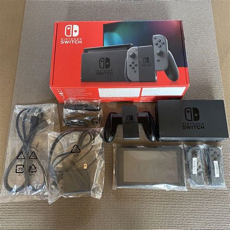 Nintendo Switch Joy Con L R グレー テレビゲーム