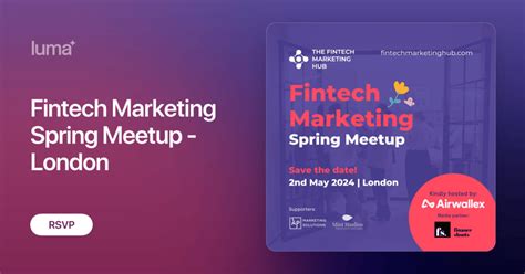 Ani Petrova on LinkedIn: Fintech Marketing Spring Meetup - London · Luma