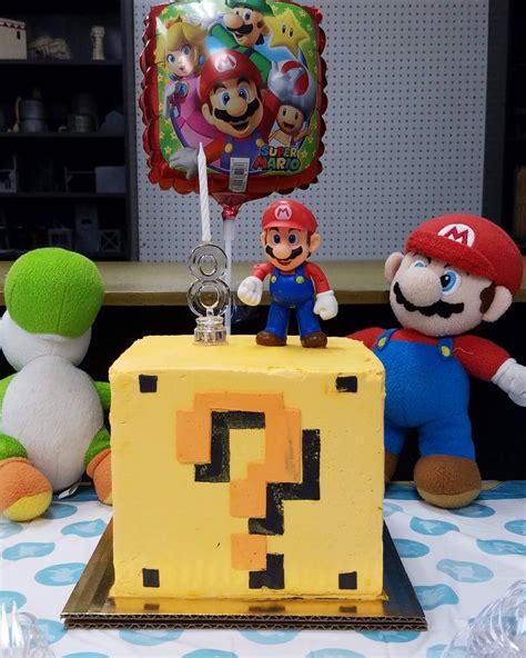 Mario block cake | Novelty lamp, Decor, Novelty