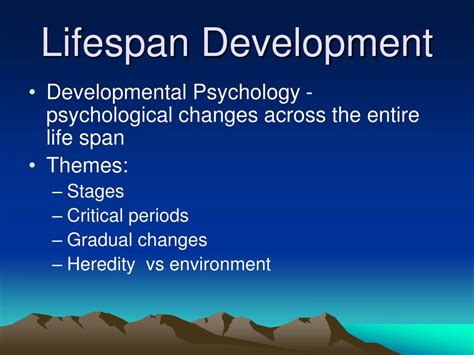 PPT - Lifespan Development PowerPoint Presentation, free download - ID ...