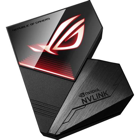 Asus Rog Nvlink Bridge With Aura Sync Rgb 3 Slot Spacing Rog Nvlink 3