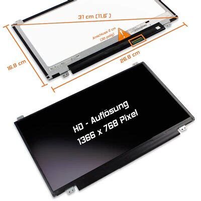 Led Display Glossy Passend F R Toshiba Satellite L B Wxga Hd