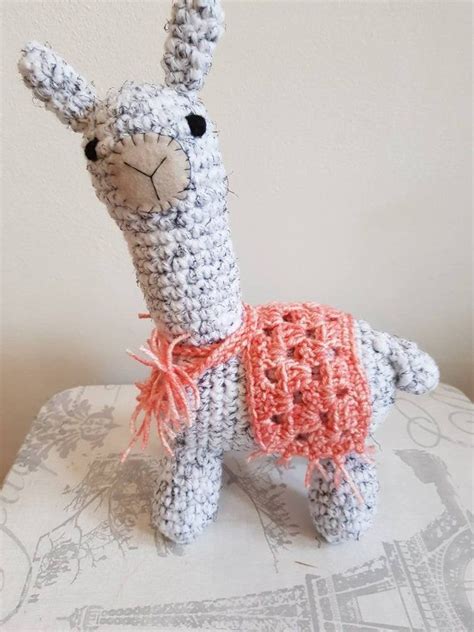 Llama Printed Crochet Pattern Amigurumi Printed Crochet Etsy Llama