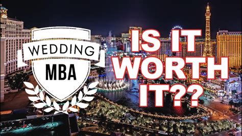 Is The Wedding Mba Worth It Youtube