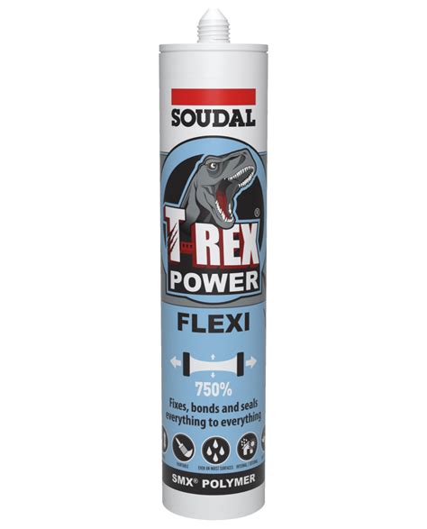 Soudal T Rex Power Flexi New Ml Grey Sealant