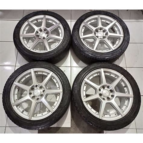 Jual Velg Mobil Second Hsr Ne Ring Lebar Pcd X Ban