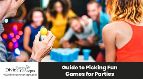 Guide to Picking Fun Games for Parties - Divine Party Concepts