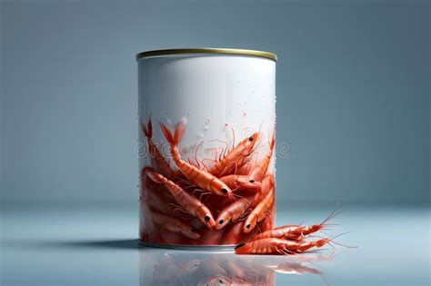 Canned Shrimp In A Jar Stock Image Image Of Gastronomy 320964593