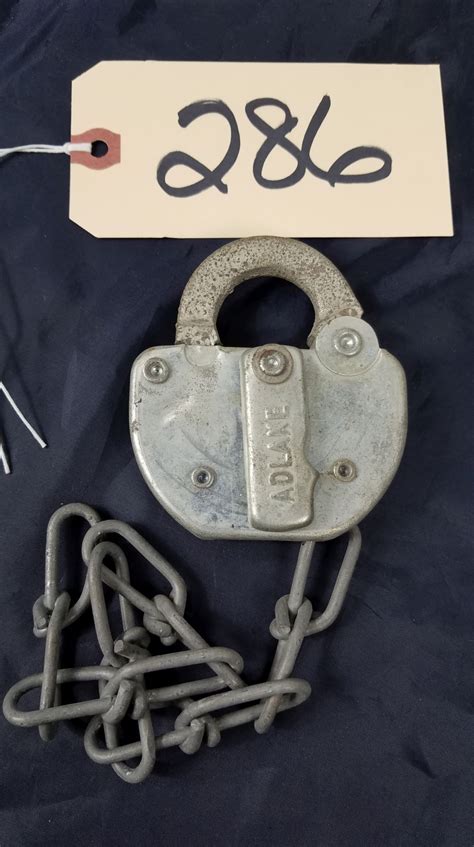 Sold Price Vintage Railroad Switch Lock Adlake Lock March 6 0119 10 00 Am Edt