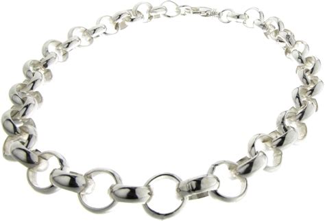 Niederlander Collier Grosse Maille Jaseron Argent 925 1000 119 Gr