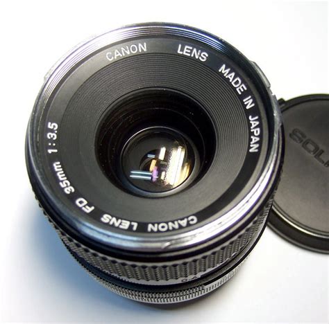 Объектив Canon FD 35 mm f/ 3.5 Характеристики, MTF, отзывы, обзоры ...