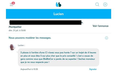 Blablacar Vous Ne Mavez Pas Divertie 1 5 Sur Le Forum Blabla