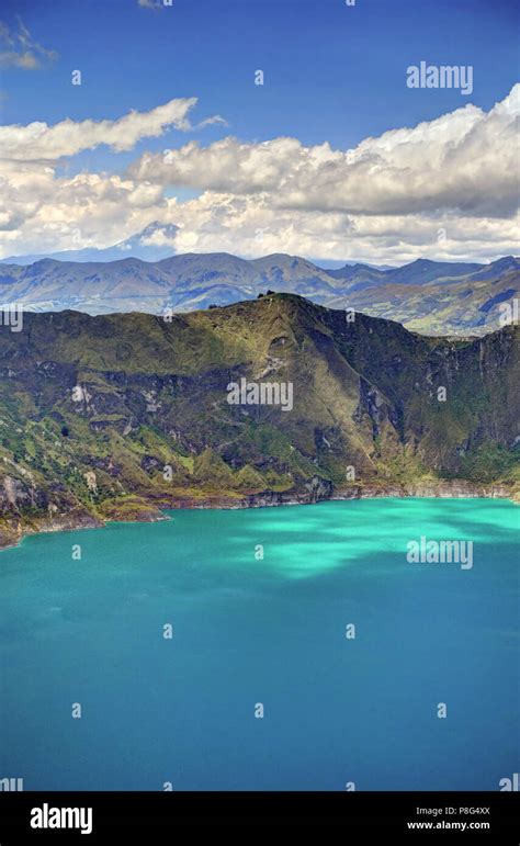 Quilotoa Crater Lake, Ecuador Stock Photo - Alamy