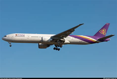 HS TKP Thai Airways International Boeing 777 3ALER Photo By Sierra