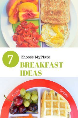 Choose Myplate Breakfast Ideas Healthy Food Plate Healthy