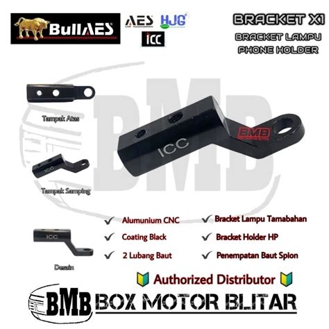 Jual Breket Dudukan Model Spion Bracket Motor Pangkon Lampu Holder Hp