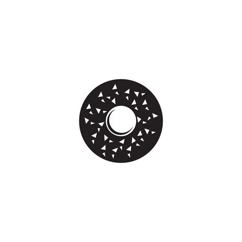 Donut logo vector 10960289 Vector Art at Vecteezy