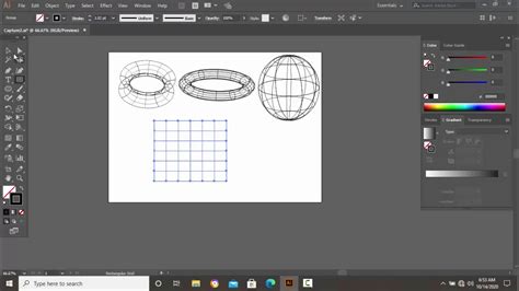 How To Make Wire Frame Objects In Adobe Illustrator Youtube