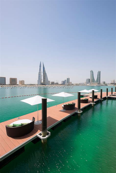 View Of Bahrain Skyline And Bahrain Bay From New Four Seasons Bahrain