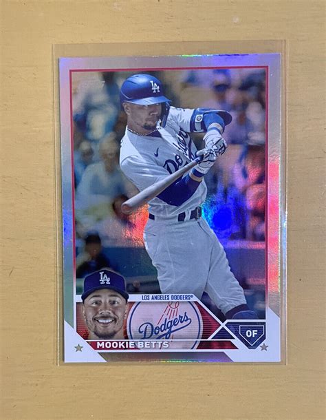 Topps Series Mookie Betts Rainbow Foil Parallel La