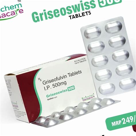 Griseofulvin 500 Mg Tablets 10 10 Packaging Type Stripe At Rs 2490